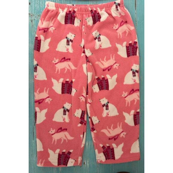 Carter’s Fox / Polar Bear Long Sleeve Pajamas Size 2T - Picture 3 of 4